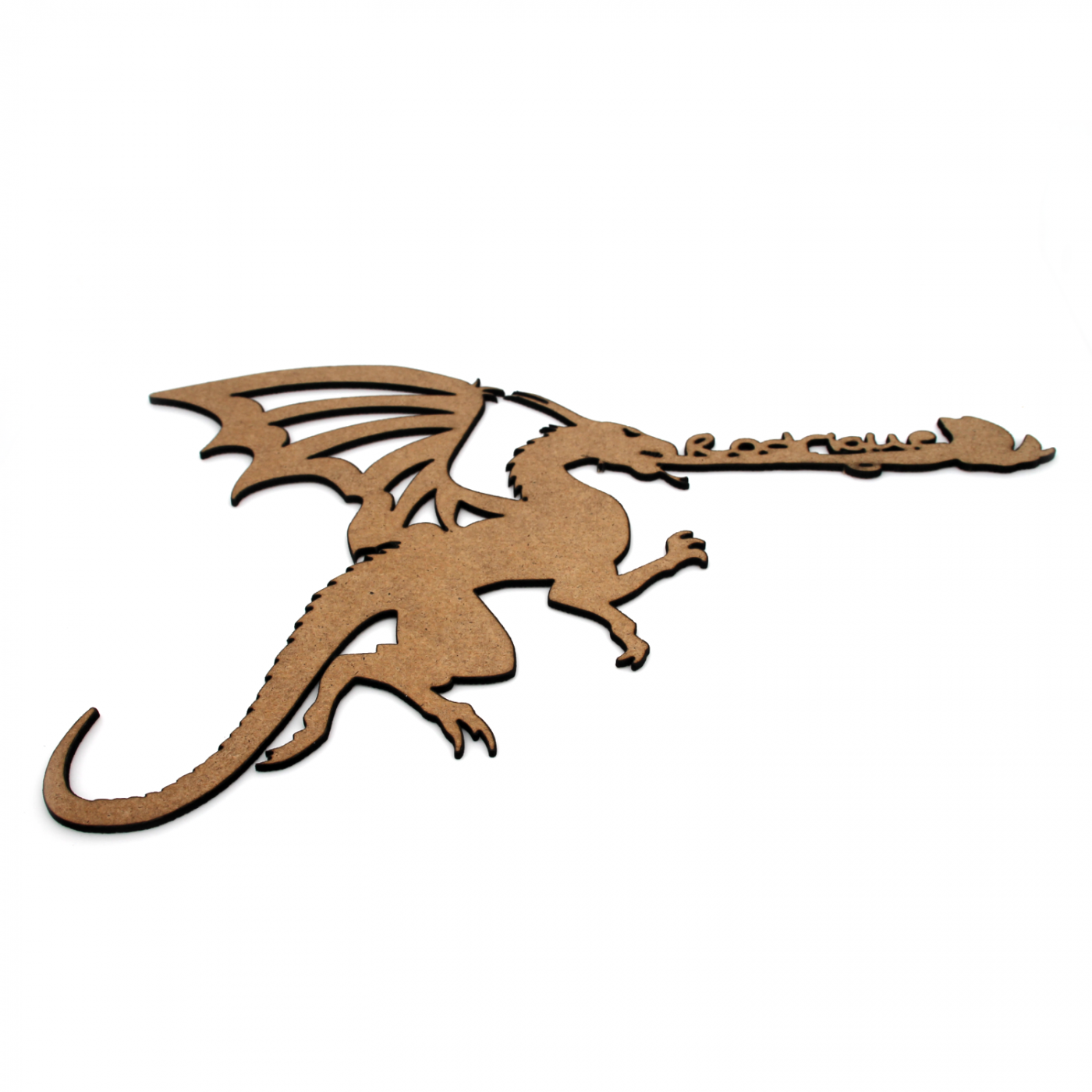 Dragon en bois pour la décoration d'une chambre d'enfant