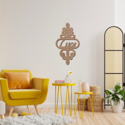 Prénom personnalisé en bois "Oriental"