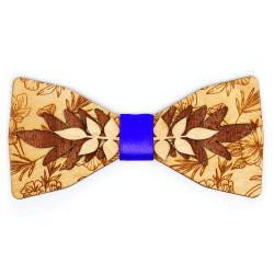 Noeud Papillon au décor floral