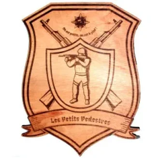 Blason en bois personnalisable