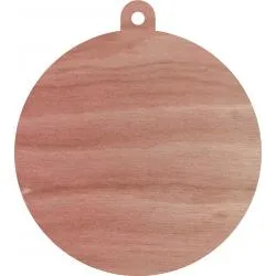 Boule de Noël personnalisé en bois "Traineau"