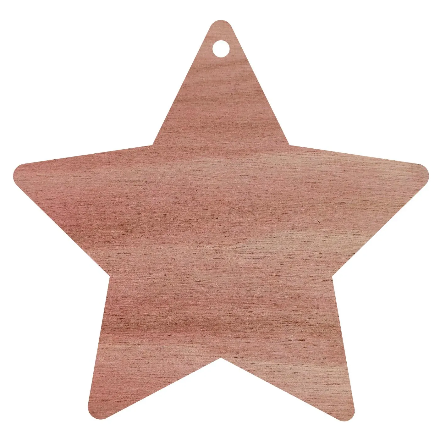 Boule de Noël personnalisé en bois "Étoile"