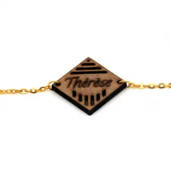 Bracelet personnalisé "Losange"