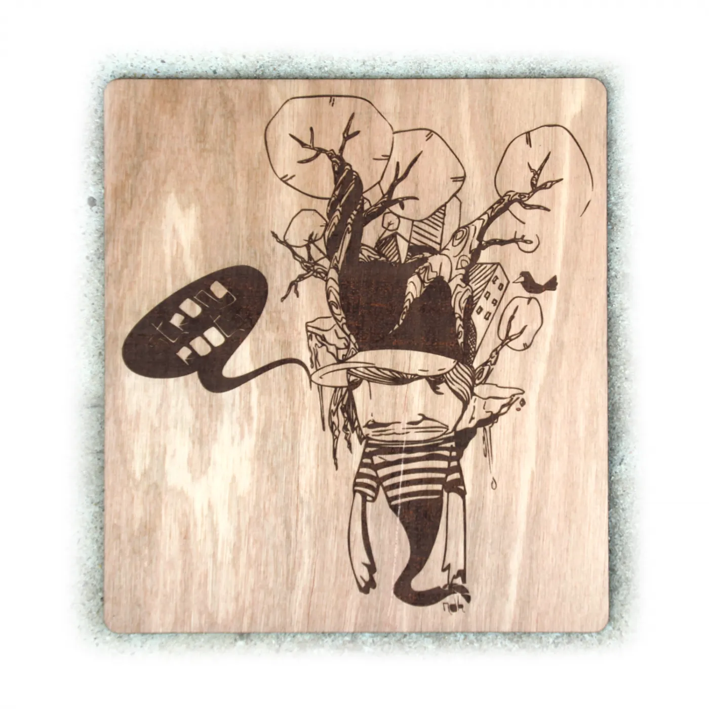 Panneau de décoration "Strong Roots"