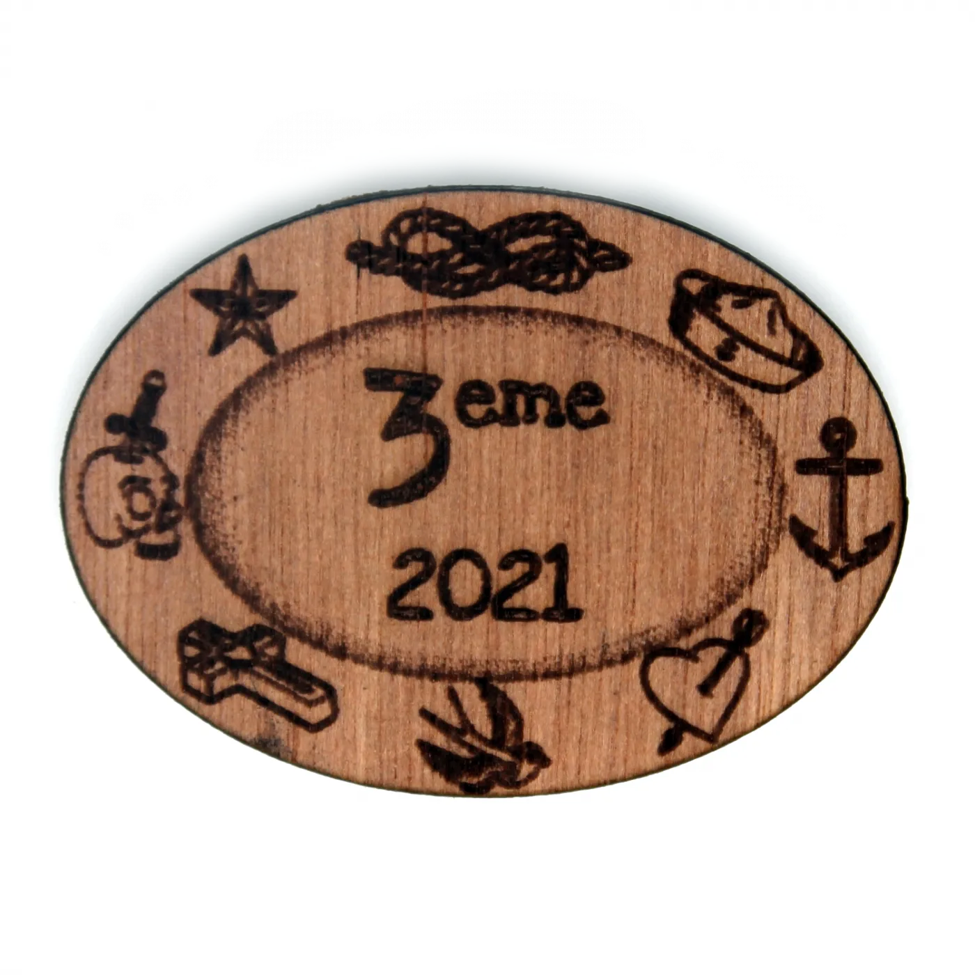 Magnet bois design "Old School"