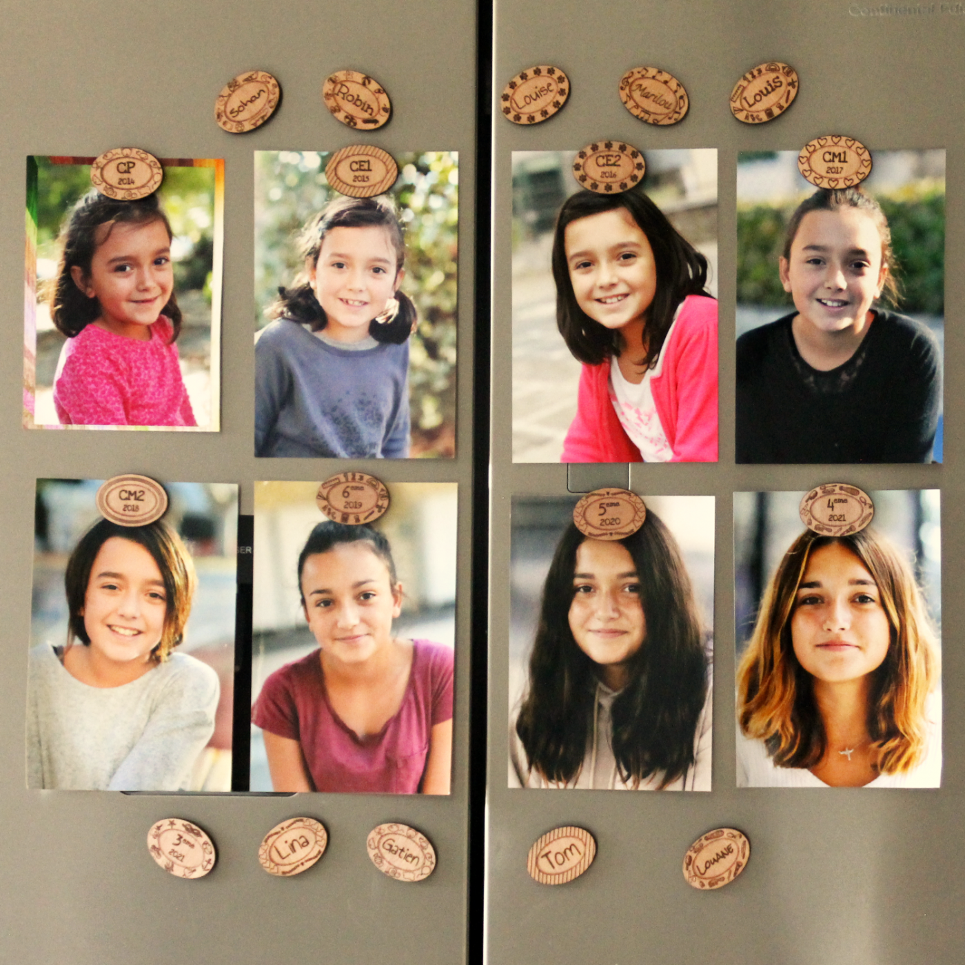 Magnet en bois "Pattes de Chat"