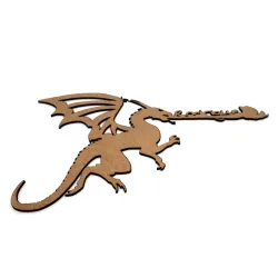 Dragon en bois pour la décoration d'une chambre d'enfant