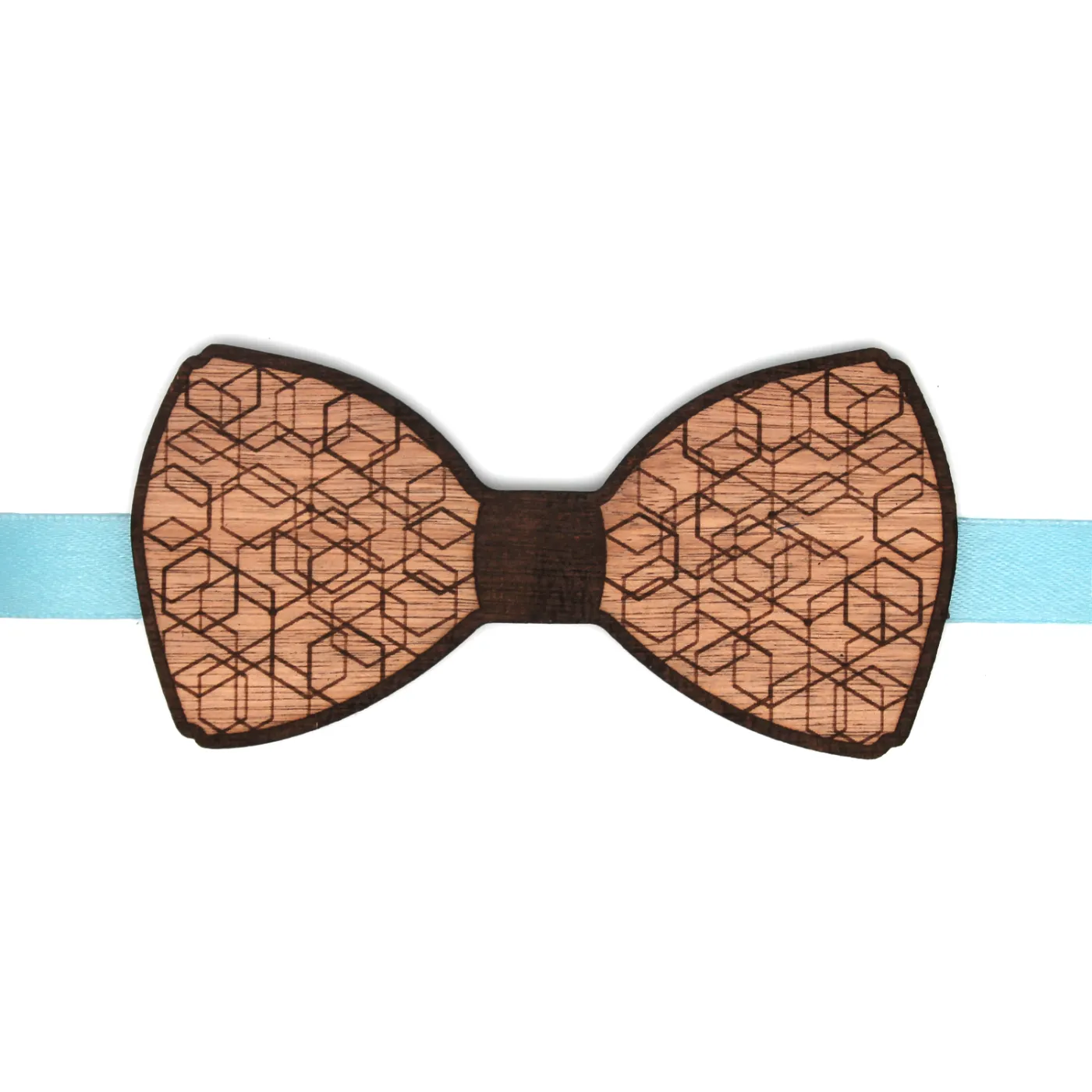 Noeud Papillon en bois "Graphique"