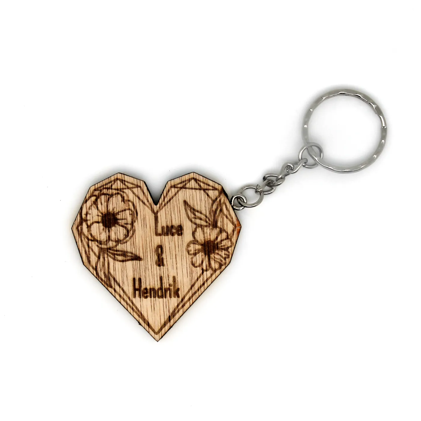 Porte clé personnalisé "Coeur"
