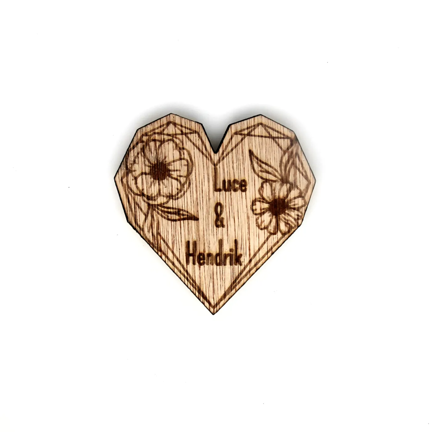 Porte clé personnalisé "Coeur"