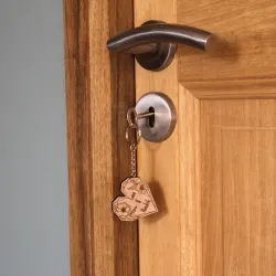 Porte clé personnalisé "Coeur"