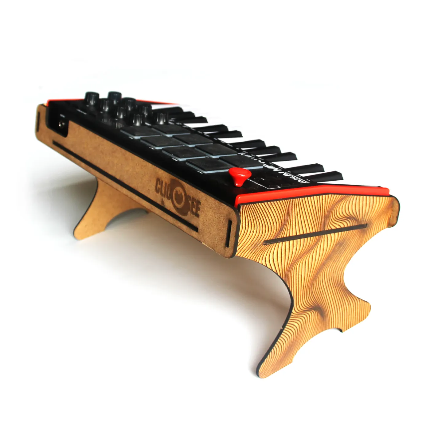 Support  en bois personnalisable pour Akai MPK3 Mini Ondes