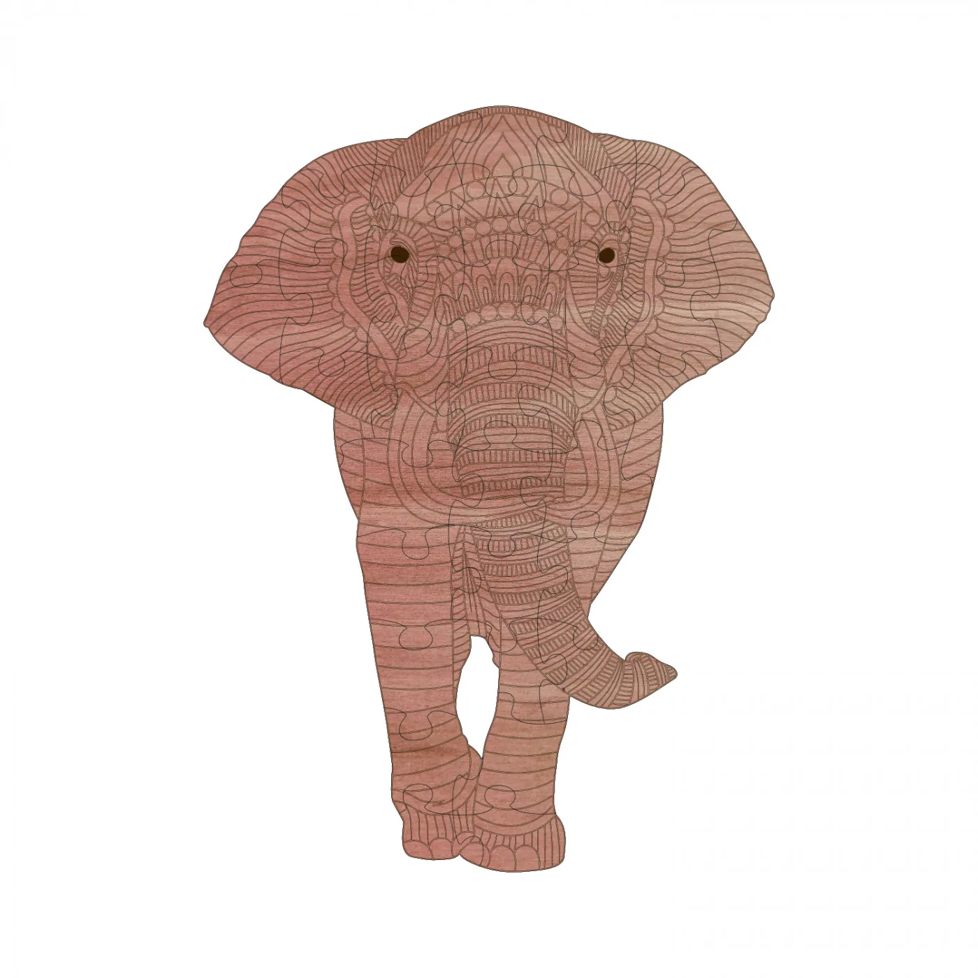 Grand Puzzle en bois "Éléphant"