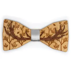 Noeud Papillon au design "Forêt"