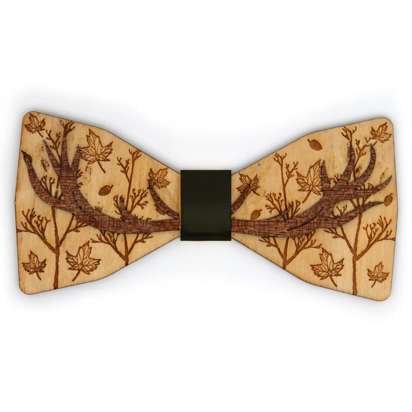 Noeud Papillon au design "Forêt"