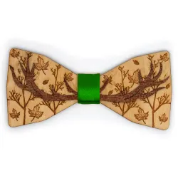 Noeud Papillon au design "Forêt"